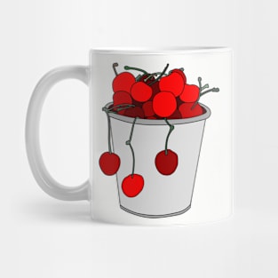 bucket of cherries 2 Mug